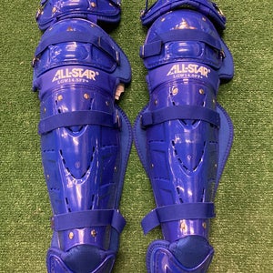 Blue All Star LGW14.5FP Catcher's Leg Guards (New)