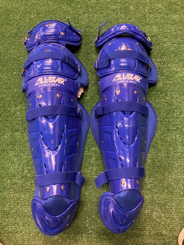 Blue All Star LGW14.5FP Catcher's Leg Guards (New)