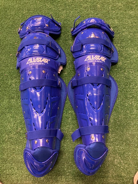 Blue All Star LGW14.5FP Catcher's Leg Guards (New)
