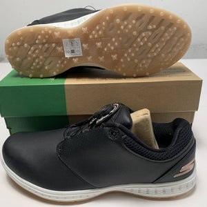 Skechers Go Golf Elite 3-Twist Waterproof Golf Shoes Black Womens SZ 9.5(123012)