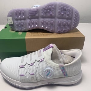 Skechers Go Golf Elite5 SlipIn Waterproof Golf Shoes White Womens SZ 7.5(123062)