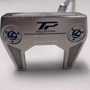 TaylorMade TP Hydroblast Bandon 3 Putter 33" SuperStroke Pistol GTR 1.0 Mens RH