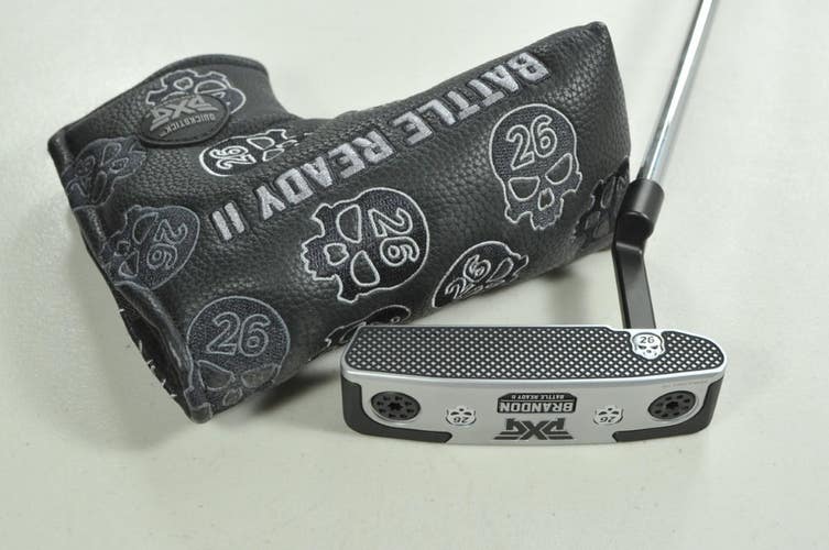 PXG Battle Ready II Brandon 33" Putter Right Steel with Head Cover # 205039