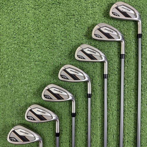 Callaway Mavrik Iron Set 5-PW AW Project X Catalyst 5.5 Regular Flex -1/2 Short