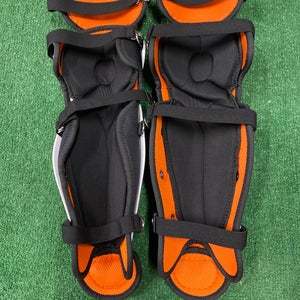 White All Star Advanced Series Catcher's Leg Guards (New) Medium