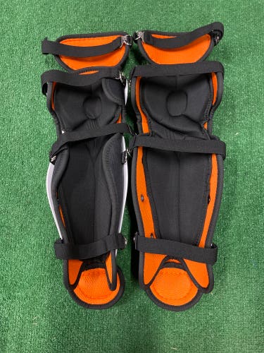 White All Star Advanced Series Catcher's Leg Guards (New) Medium