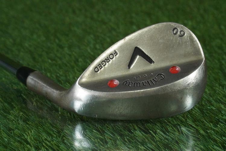 CALLAWAY FORGED 60 WEDGE LOB TRUE TEMPER DYNAMIC GOLD S300 STEEL STIFF FLEX RH