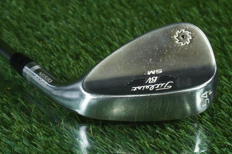 TITLEIST VOKEY SM7 54 14F WEDGE SAND BV CHROME STEEL WEDGE FLEX RH ~ LOOK!!