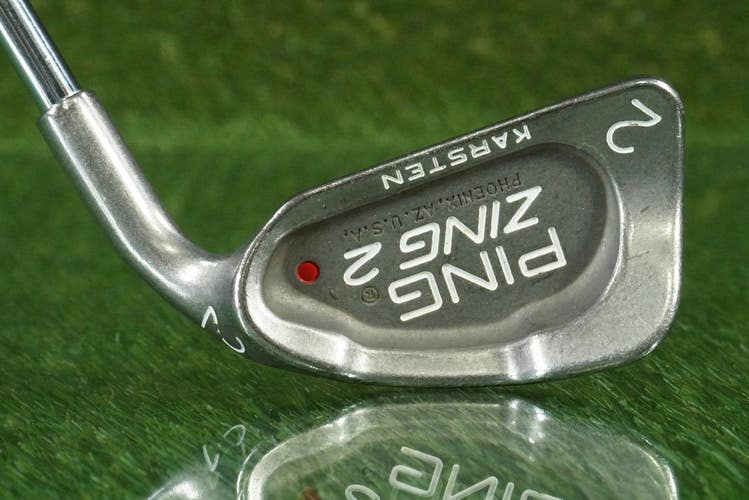 PING ZING 2 KARSTEN 2 IRON DGS STIFF FLEX STEEL SHAFT RED DOT RH ~ LOOK!!