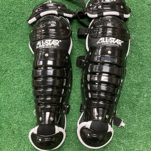 Black All Star League Series Catcher's Leg Guards (New)