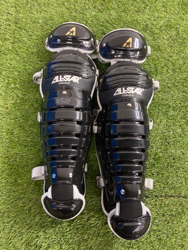 Black All Star League Series Catcher's Leg Guard (New)