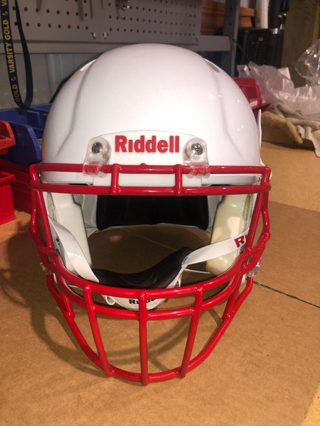 USED RIDDELL SPEED ADULT HELMET - LARGE - METALLIC WHITE