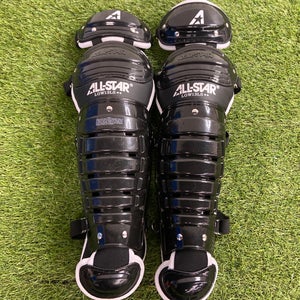 Black All Star League Series Catcher's Leg Guards (New)