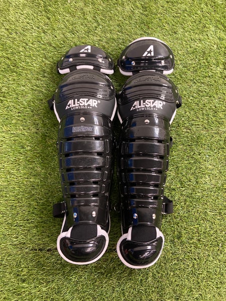 Black All Star League Series Catcher's Leg Guards (New)