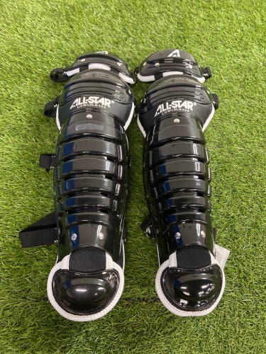 Black All Star League Series Catcher's Leg Guards (New)