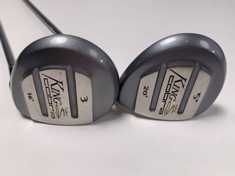 Cobra Baffler LP 3 & 5 Fairway Wood Set 15* 18* Regular Graphite Mens RH