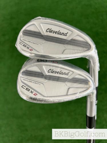 NEW Cleveland CBX2 Chrome 2 Wedge Set (56 & 60 Degrees)