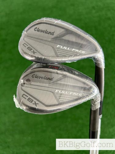 NEW Cleveland CBX Full-Face Black 2 Wedge Set (56 & 60 Degrees)