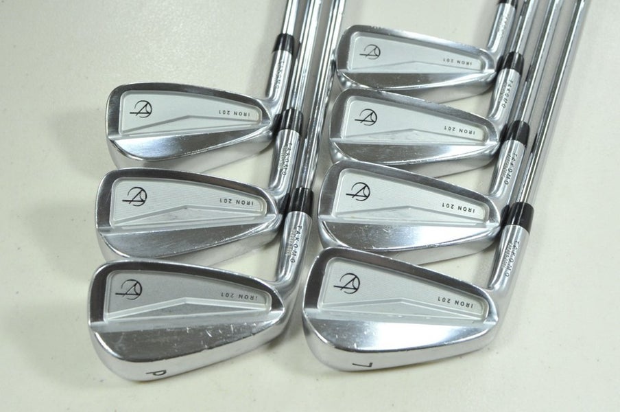 LEFT HANDED Takomo Iron 201 4-PW Iron Set Stiff Flex KBS Tour 120g Steel #205015
