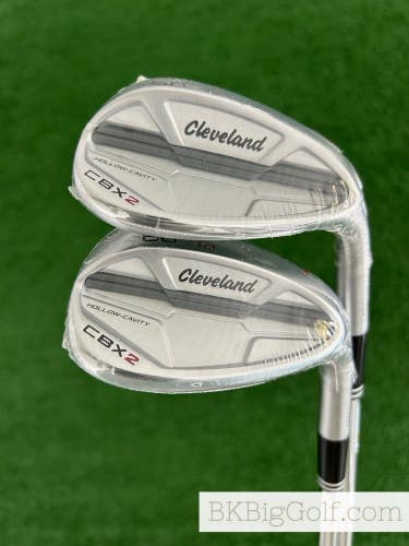 NEW Cleveland CBX2 Chrome 2 Wedge Set (56 & 60 Degrees)