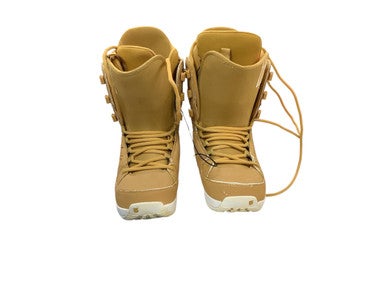 Used Burton IMPRINT 1 Mens Snowboard Boots Brown Senior 9 11686-S000047209