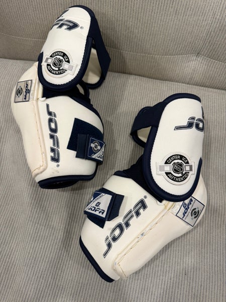 Rare! JOFA 5044 JDP SIZE 5 MEDIUM MADE IN SWEDEN PRO STOCK HOCKEY ELBOW PADS