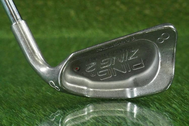 PING ZING 2 KARSTEN 8 IRON DGS STIFF FLEX RED DOT STEEL SHAFT RH ~ LOOK!!