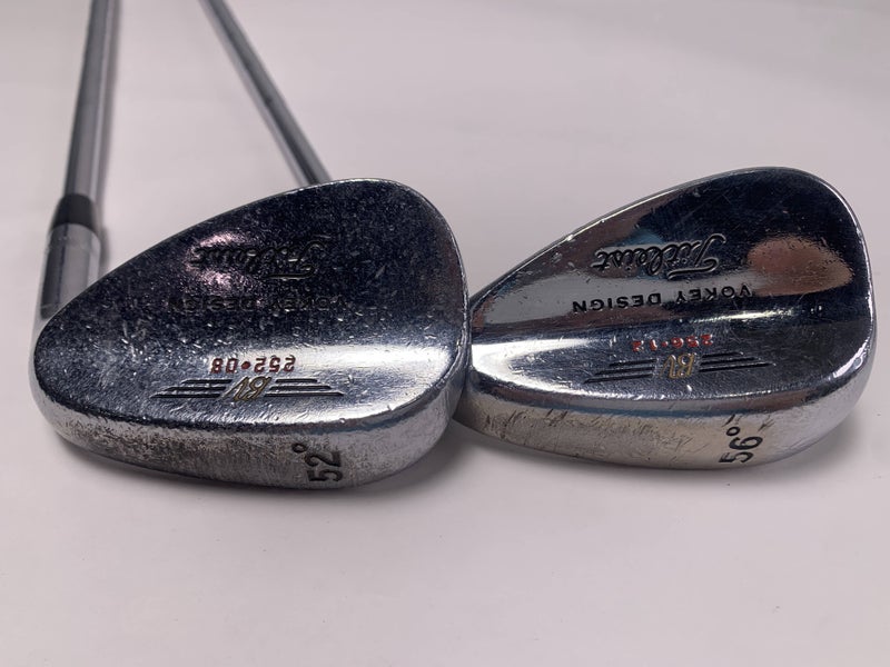Titleist Vokey Chrome 200 Wedge Set 52* 8 | 56* 12 DG Wedge Steel Mens RH