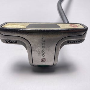 Odyssey White Steel 2-Ball Blade Putter 35" Mens RH