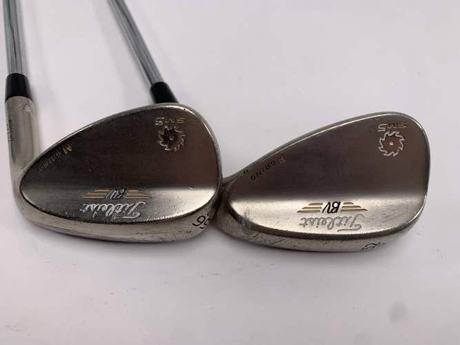 Titleist Vokey SM5 Gold Nickel Wedge Set 52* 12 56* 10 Wedge Steel Mens RH