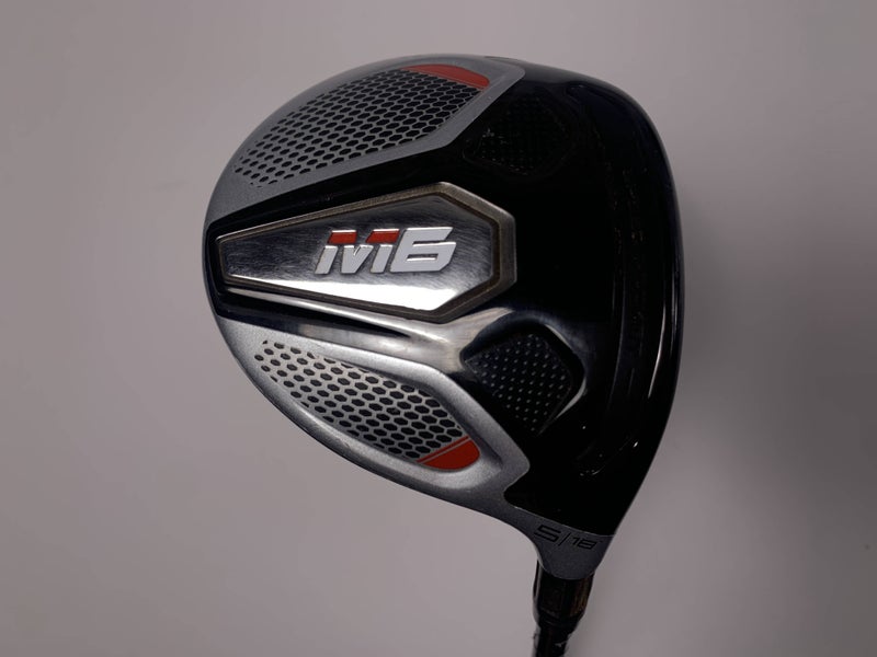 TaylorMade M6 5 Fairway Wood 18* Fujikura Atmos 6S Stiff Graphite Mens RH