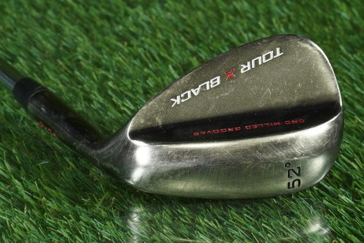 MERCHANTS OF GOLF TOUR X BLACK 52 8 WEDGE GAP/ATTACK/APPROACH STEEL SHAFT RH