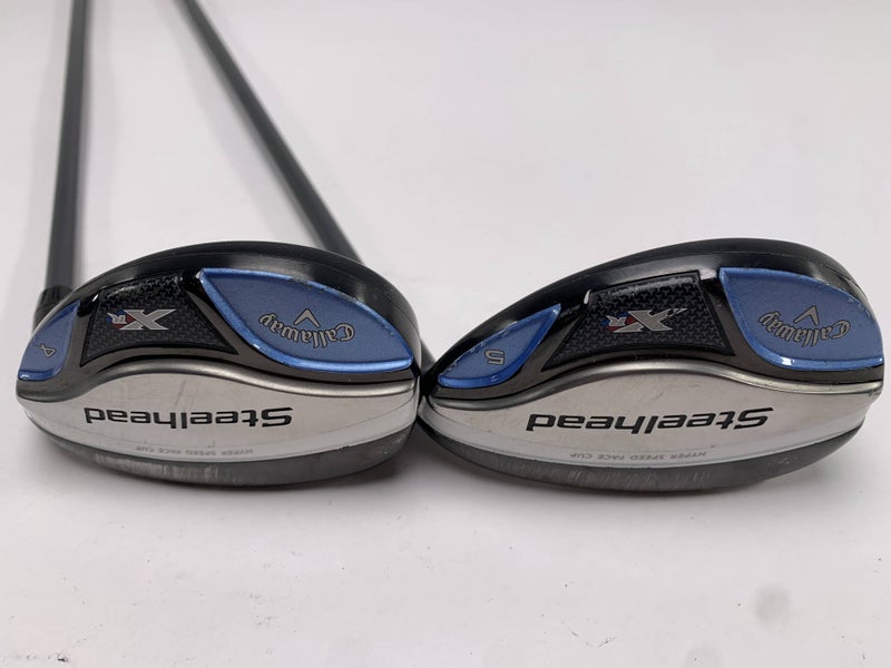 Callaway Steelhead XR 4 & 5 Hybrid Set 22* 25* Matrix Ozik F15 50g Ladies RH