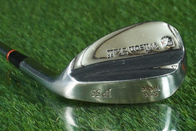 WILSON STAFF JP 55 SAND WEDGE TRUE TEMPER DYNAMIC GOLD 02D 020757 STEEL SHAFT RH