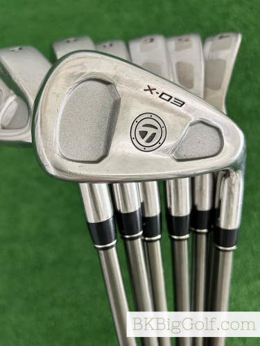 Taylormade X-03 Iron Set 4-P / Taylormade TM-Plus Stiff Graphite