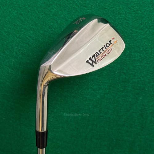 LH Warrior Custom Golf 56 Sand Wedge Stepped Steel Wedge Flex