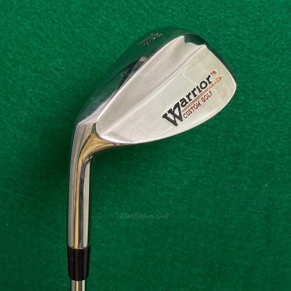 LH Warrior Custom Golf 56 Sand Wedge Stepped Steel Wedge Flex