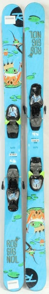 Rossignol S1 Pro Frog King Twin Tip Junior Skis with Bindings - 135 cm Used