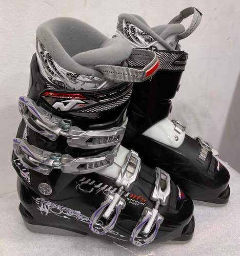Mondo 22.5 Women's Nordica All Mountain Hot Rod 60 Ski Boots (Used)(SY2368)