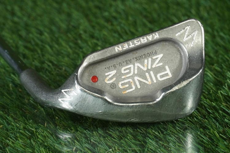 PING ZING 2 KARSTEN PITCHING WEDGE "W" DGS STEEL STIFF FLEX RED DOT RH ~ LOOK!!