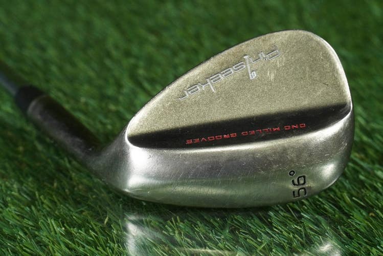 PINSEEKER CNC MILLED GROOVES 56 12 WEDGE SAND LITE STEEL SHAFT RH ~ LOOK!!