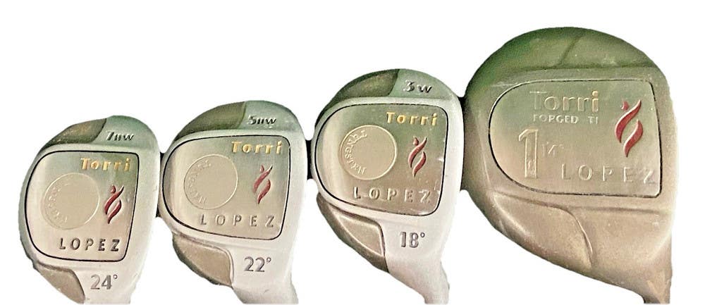 Nancy Lopez Torri Wood Set 14* Driver, 3W, 5HW, 7HW Ladies Graphite RH New Grips