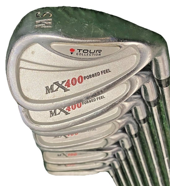 Tour Collection MX-400 Forged Feel Iron Set 4-PW,SW RH Regular Steel New Grips