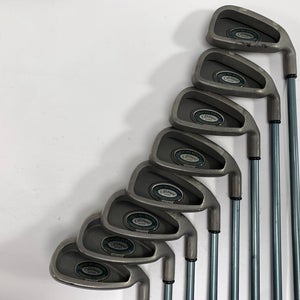 Callaway Big Bertha Tungsten Titanium Iron Set 4-PW+SW Ladies Graphite Womens RH