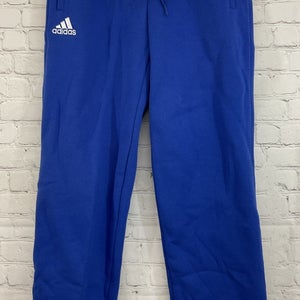 Adidas GP9863 Women's Athletic Fleece Sweatpants Royal Blue Small