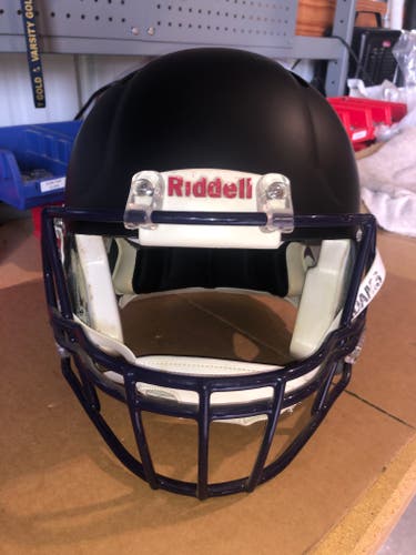 USED RIDDELL SPEED ADULT HELMET - LARGE - FLAT BLACK