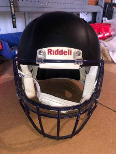 USED RIDDELL SPEED ADULT HELMET - LARGE - FLAT BLACK