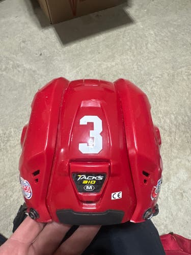Medium CCM Tacks 310 Helmet (Used)