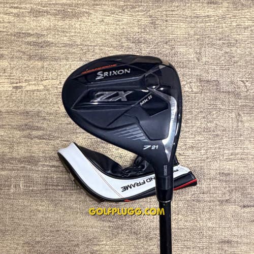 7 Wood- Srixon ZX MKII w/ Headcover / Helium, Senior Flex (2462)