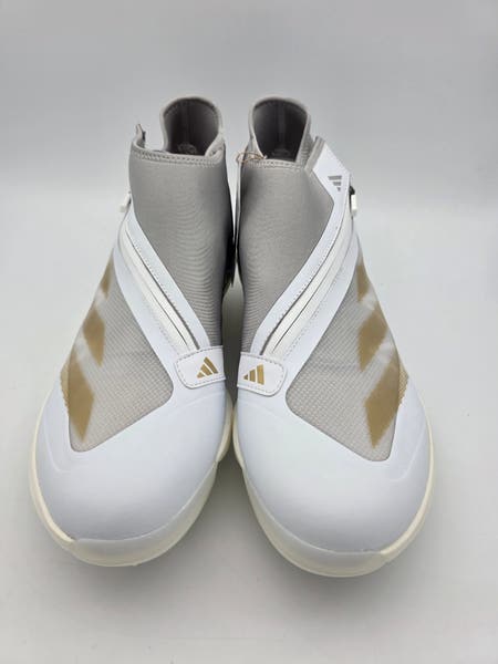 Adidas Adizero Impact+ Metal Baseball Cleat Gray Gold IF8483 